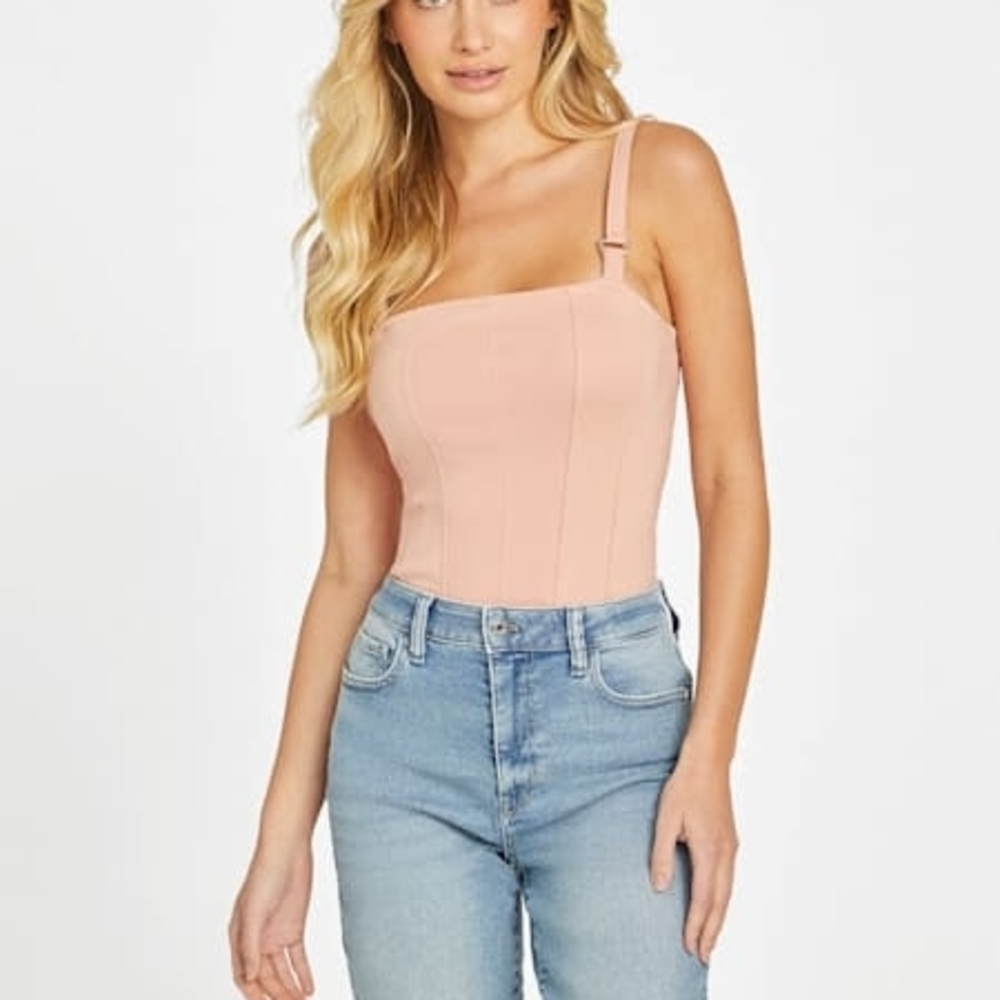 Guess Pale Pink Bodysuit, Size XL